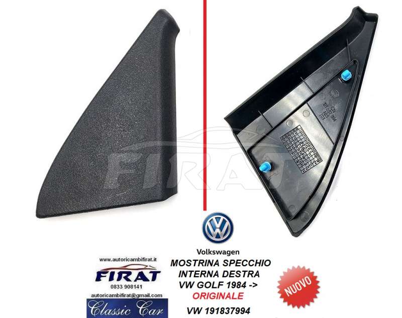 MOSTRINA SPECCHIO VW GOLF 84-> INT.DX (191837994)